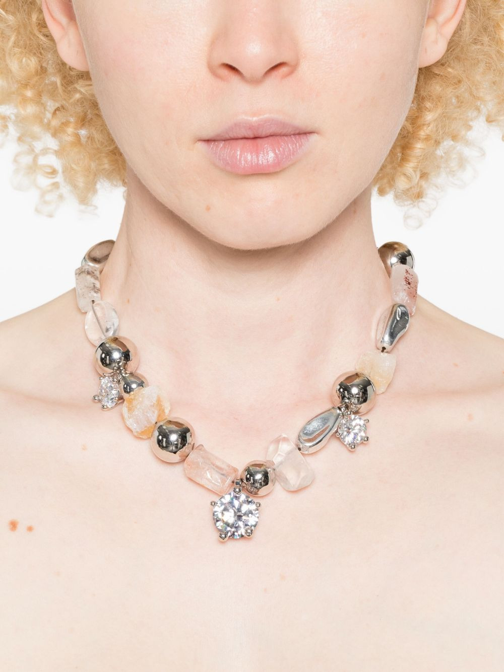 Ascolto beaded crystal-detail bracelet - 2