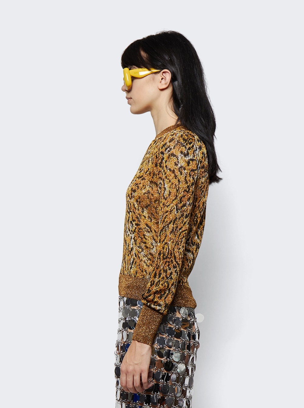 Leopard Print Pullover Brown - 4