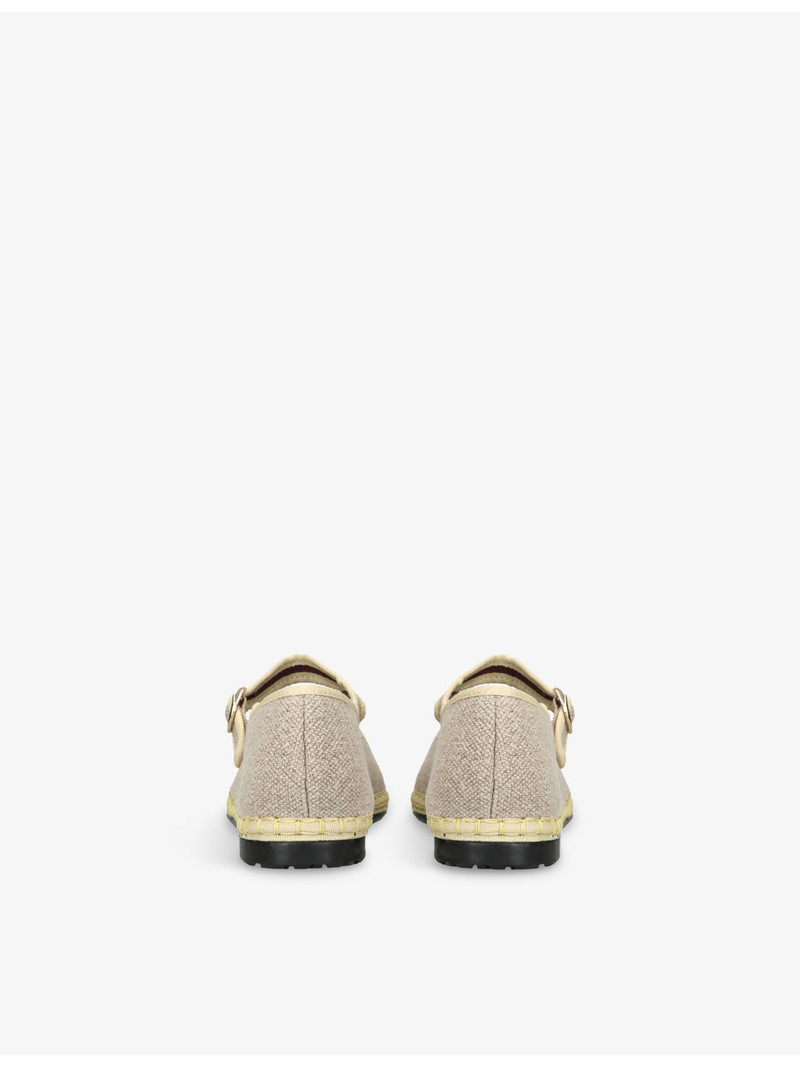 FLABELUS Imelda Linen Ballet Flats outlook