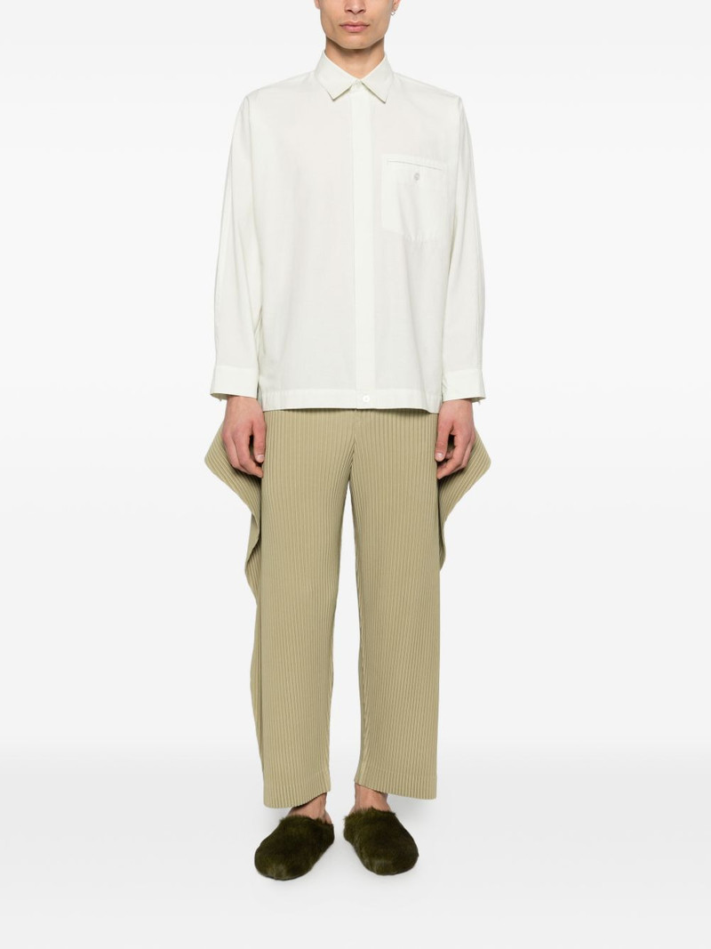 ISSEY MIYAKE long-sleeve boxy shirt outlook