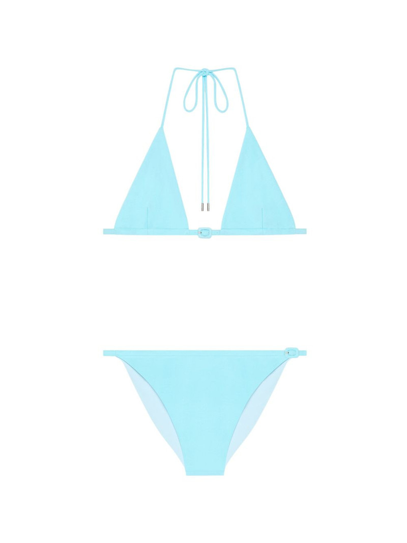 buckle-detail bikini set 1