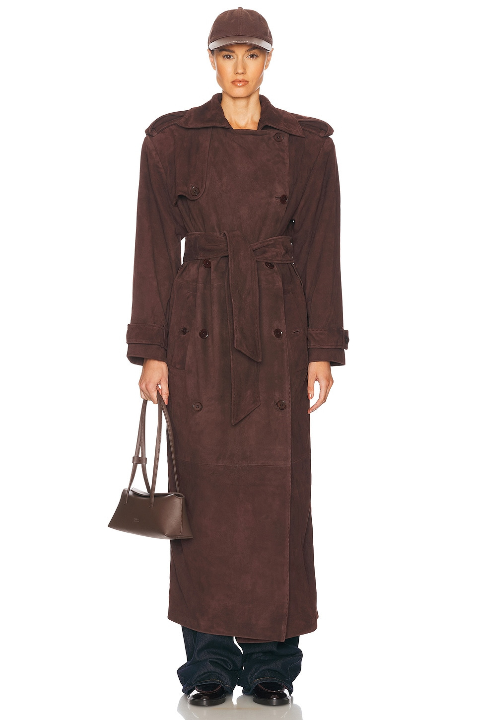 Suede Trench Coat - 2