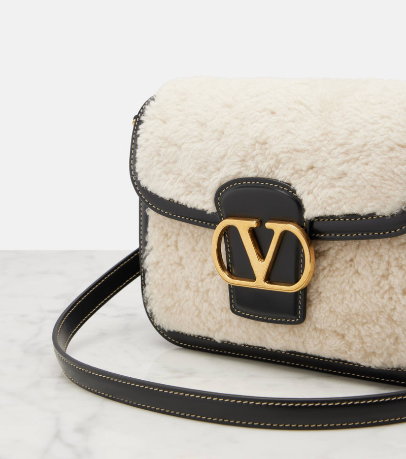 9TO5 shearling and leather shoulder bag 6