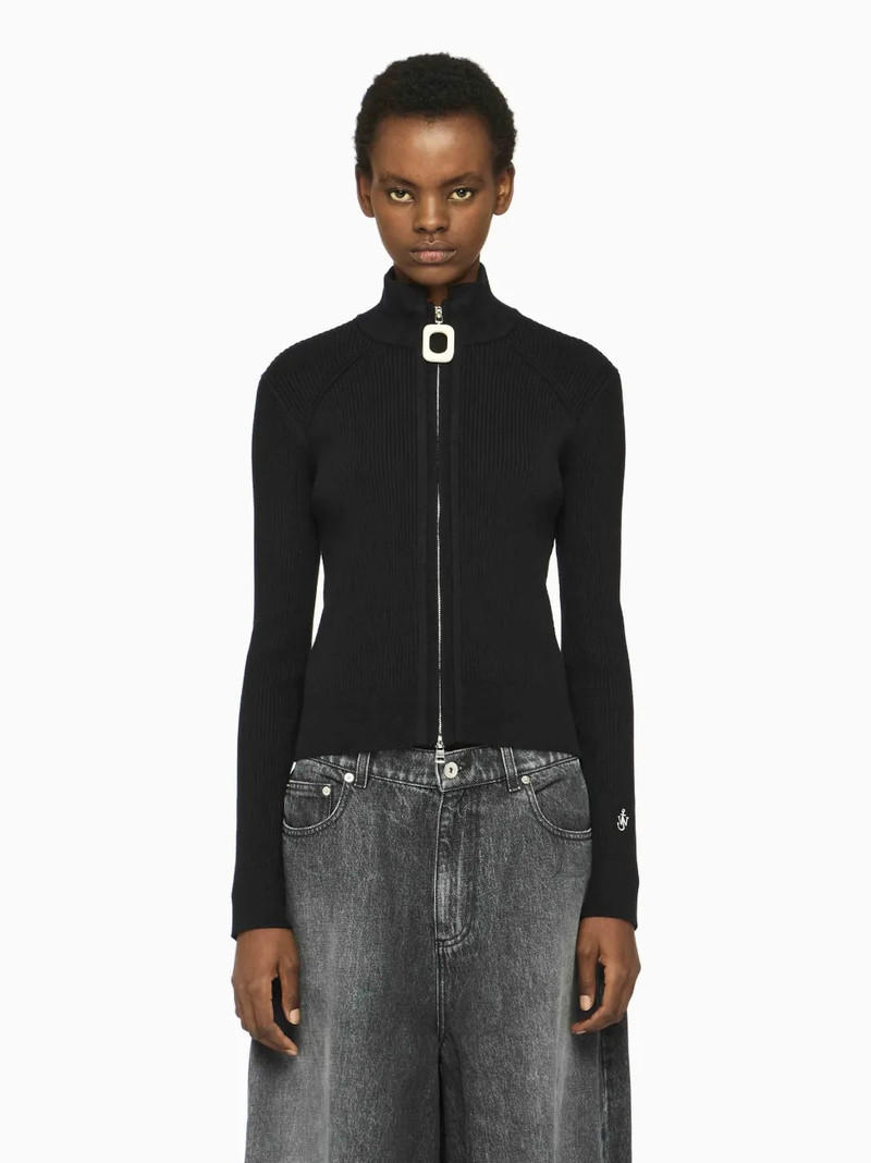 JW Anderson FITTED ZIP UP CARDIGAN outlook