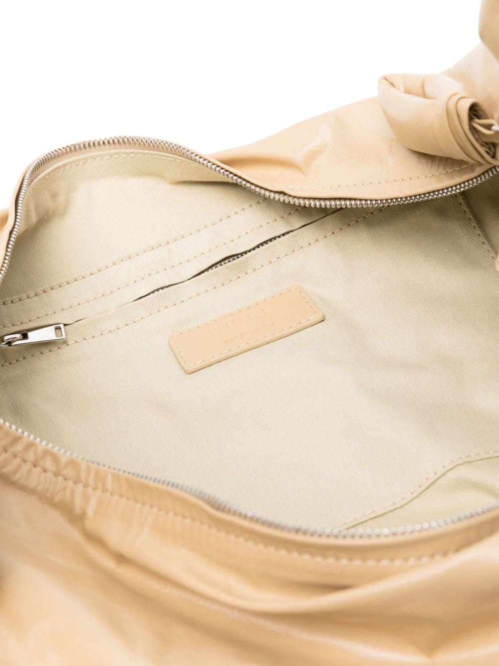 large Soft Croissant leather shoulder bag - 5