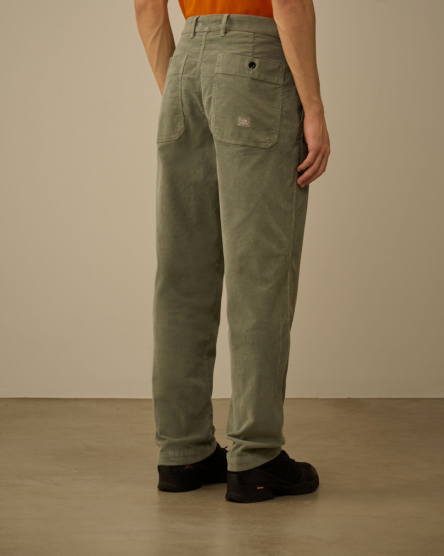 Corduroy Loose Chino Pants - 4