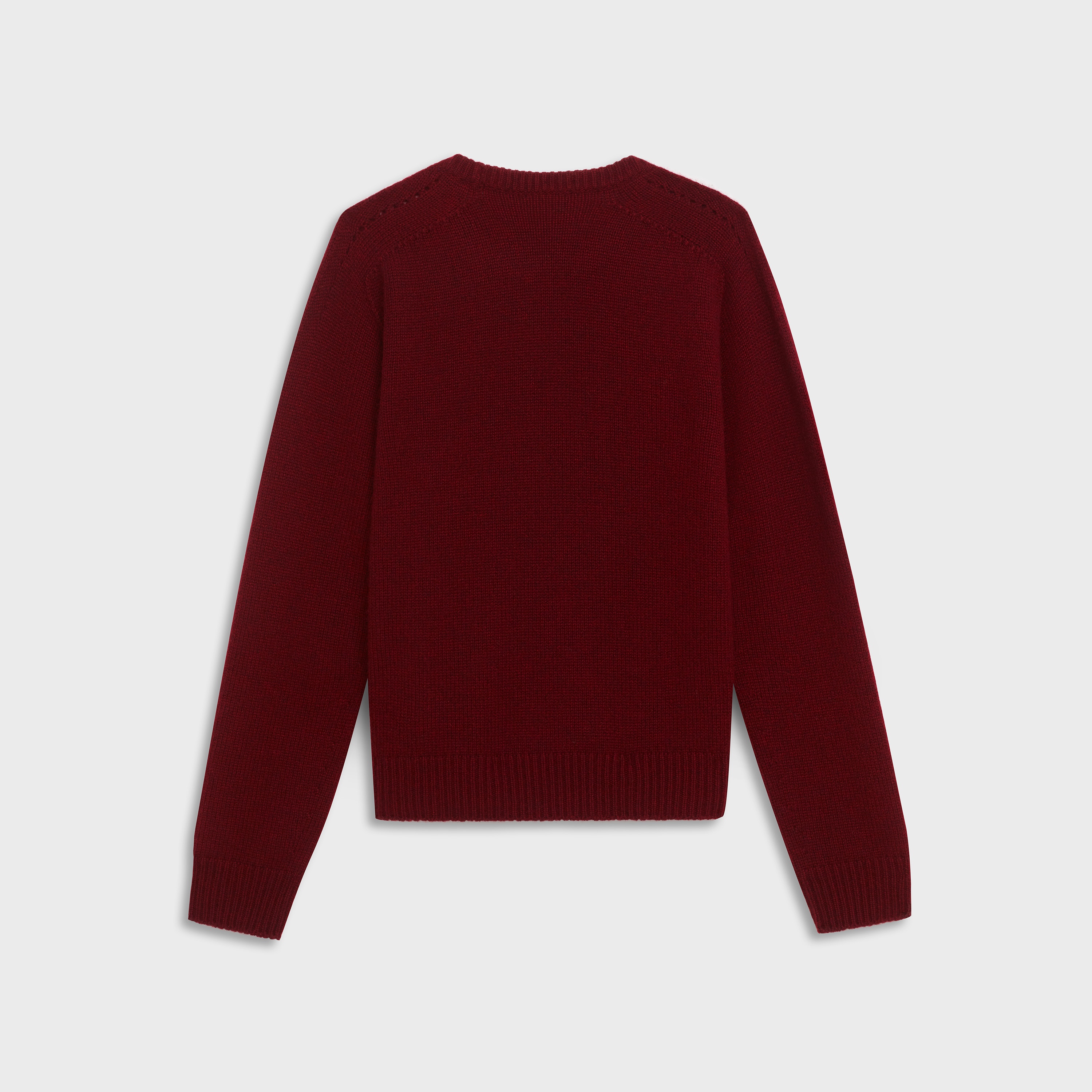 CREW NECK SWEATER IN SEAMLESS CASHMERE - 2