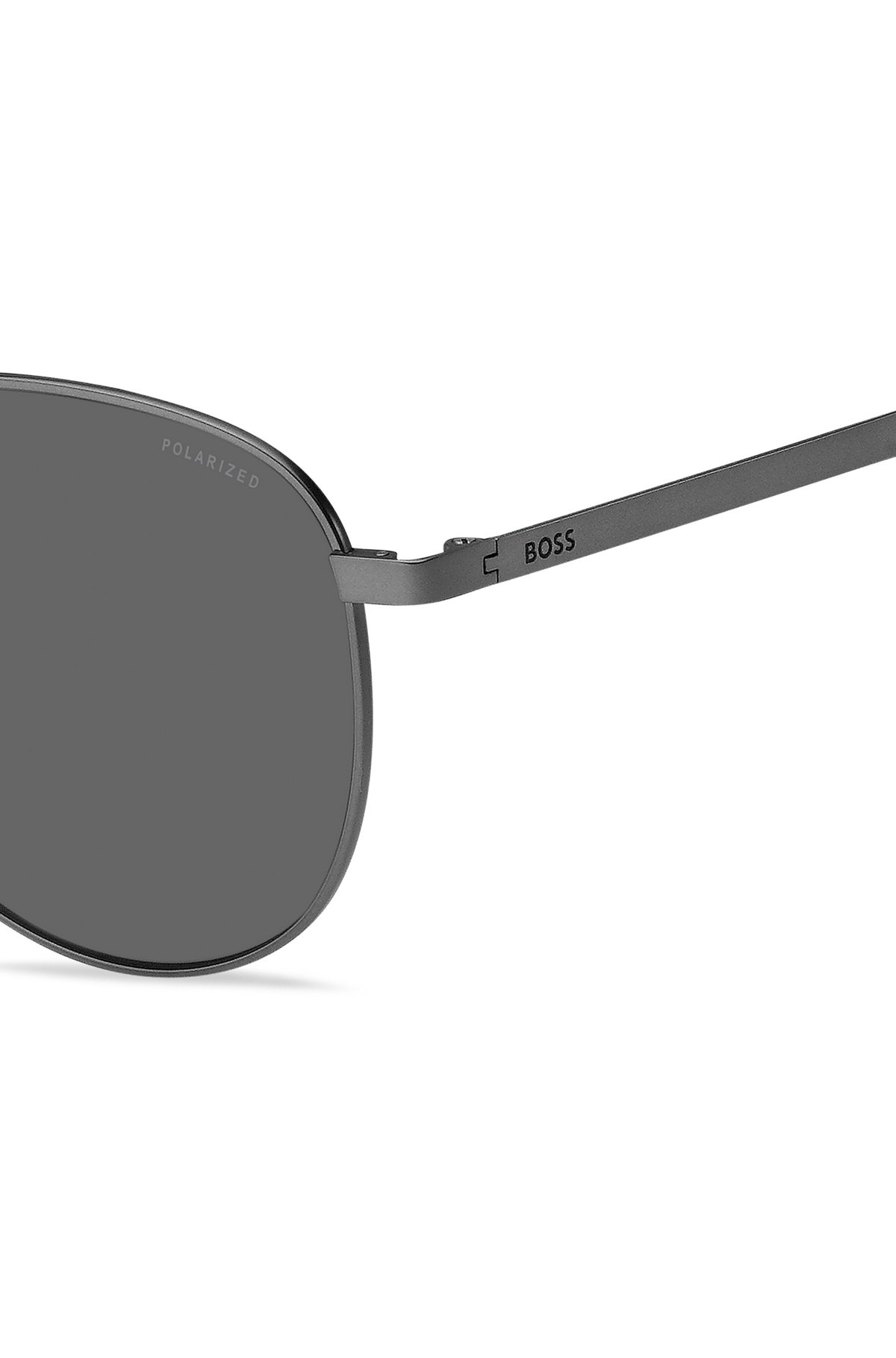 STEEL AND BETA-TITANIUM SUNGLASSES WITH BLACK END-TIPS - 2