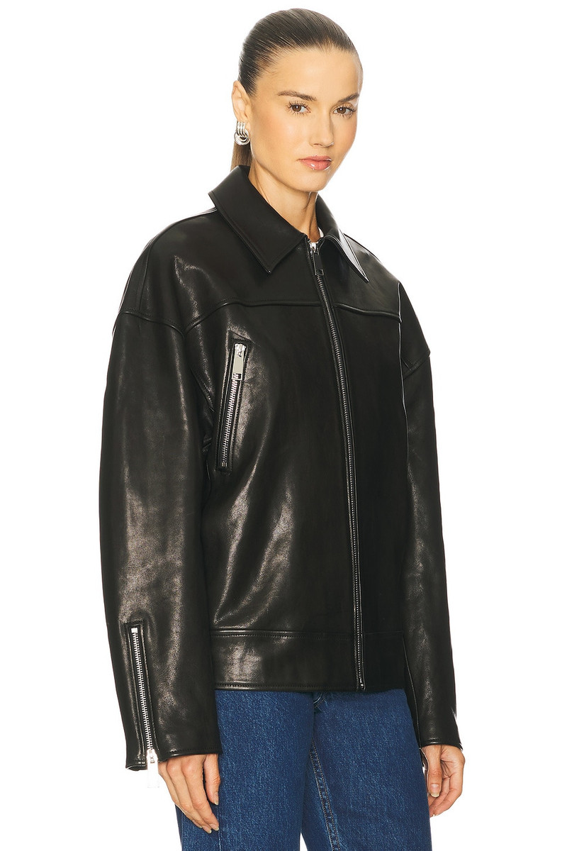 GRLFRND Alek Leather Moto outlook