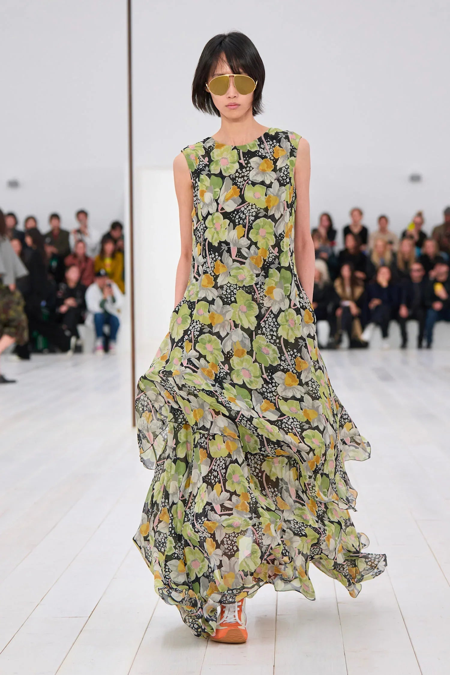 Asymmetric-Dress-In-Silk - 4