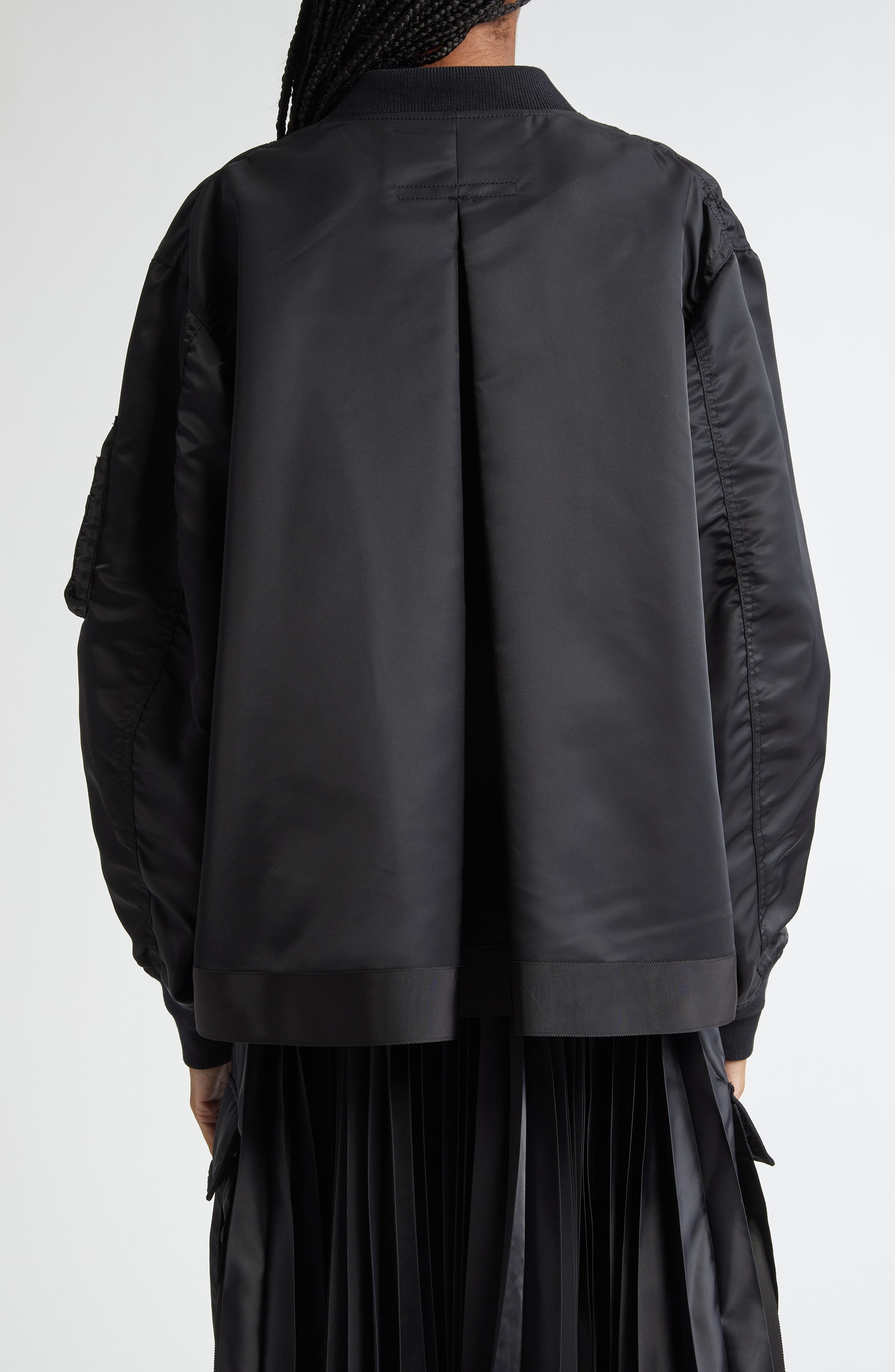 Nylon Twill Bomber Jacket - 3