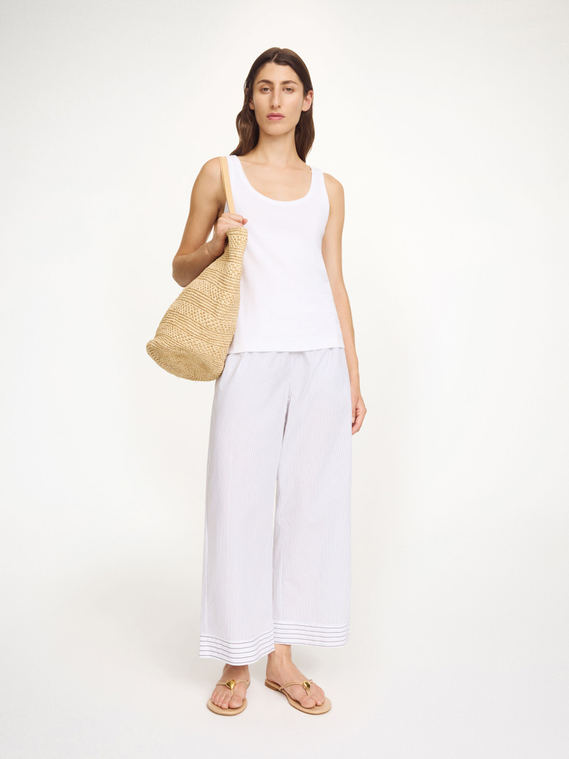 BY MALENE BIRGER Mirabello organic cotton trousers outlook