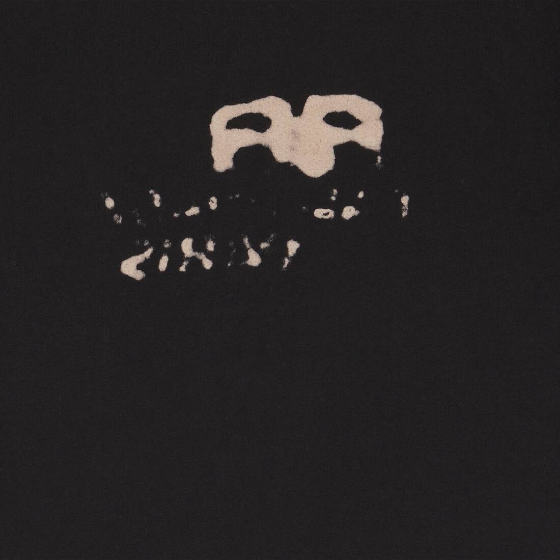 Women's Hand Drawn Bb Icon T-shirt Medium Fit in Black - 8