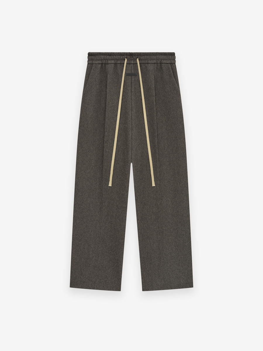 Military Wool Wide Leg Pants - 1
