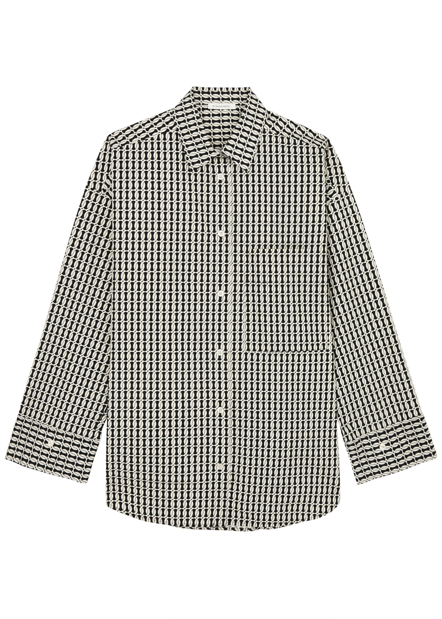 Derris printed cotton-poplin shirt - 1