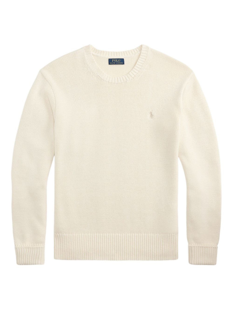 cotton long-sleeve sweater 1