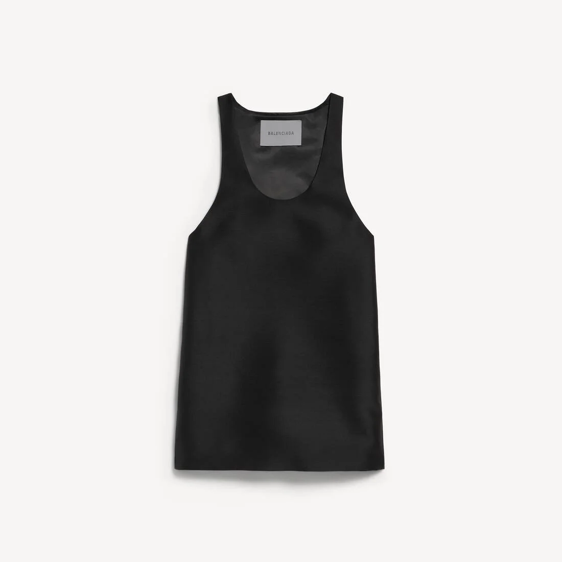 Women's Scooped Mini Dress in Black - 1