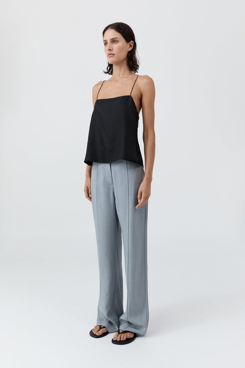 90s Silk Twill Cami - Black 4