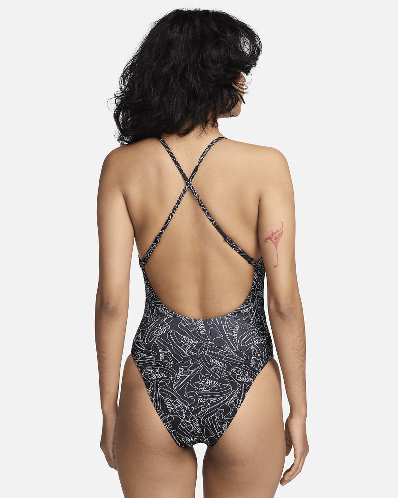 Nike Women's Swim Sneakerkini 2.0 Cross-Back One-Piece Swimsuit 2