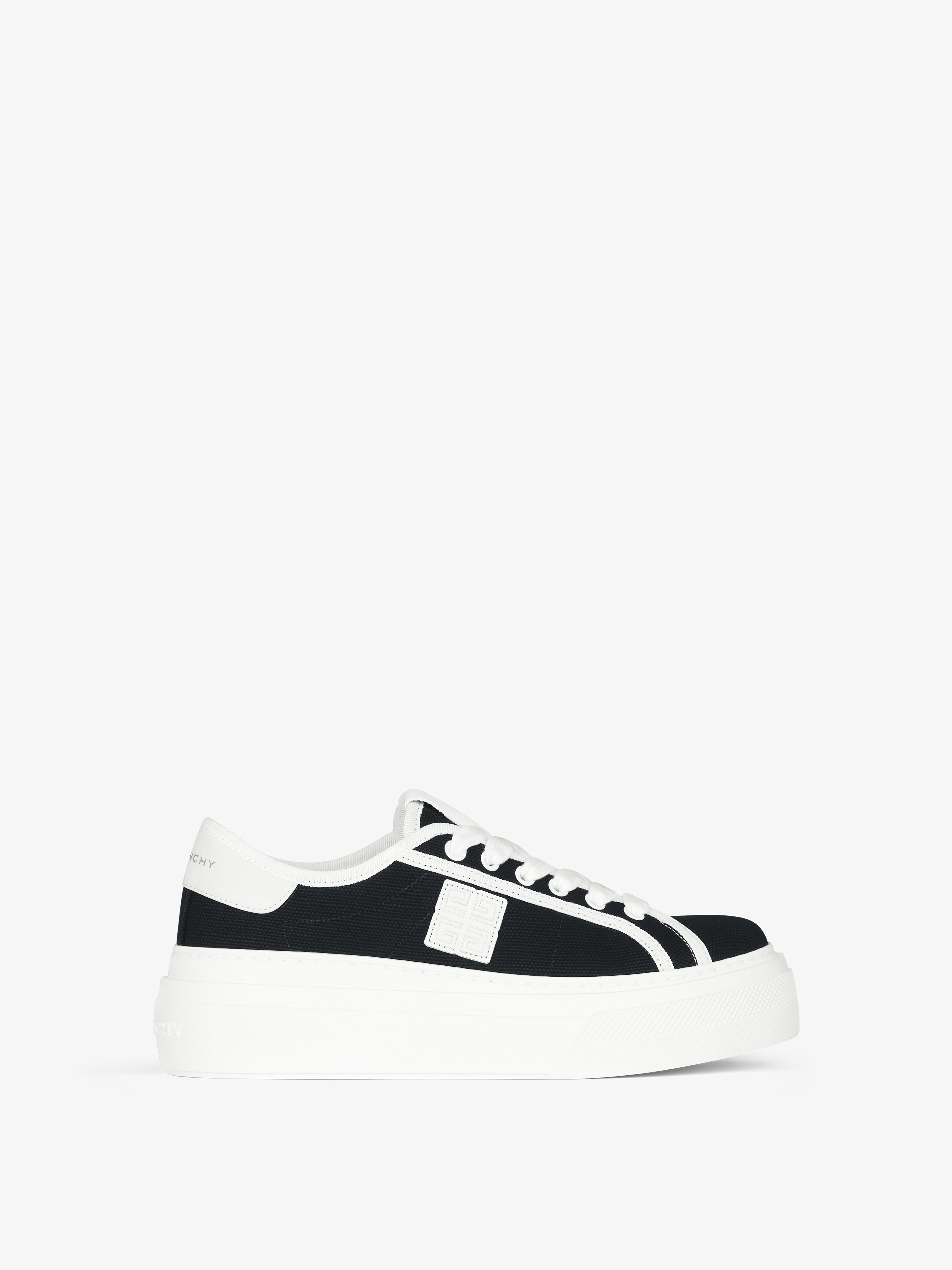 CITY PLATFORM SNEAKERS IN CANVAS - 1