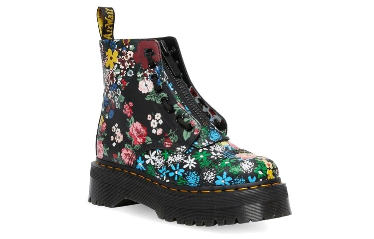 (WMNS) Dr. Martens Sinclair Jungle Mash Pascal Mid-Top Martin Boots Multicolor 27128001 - 3