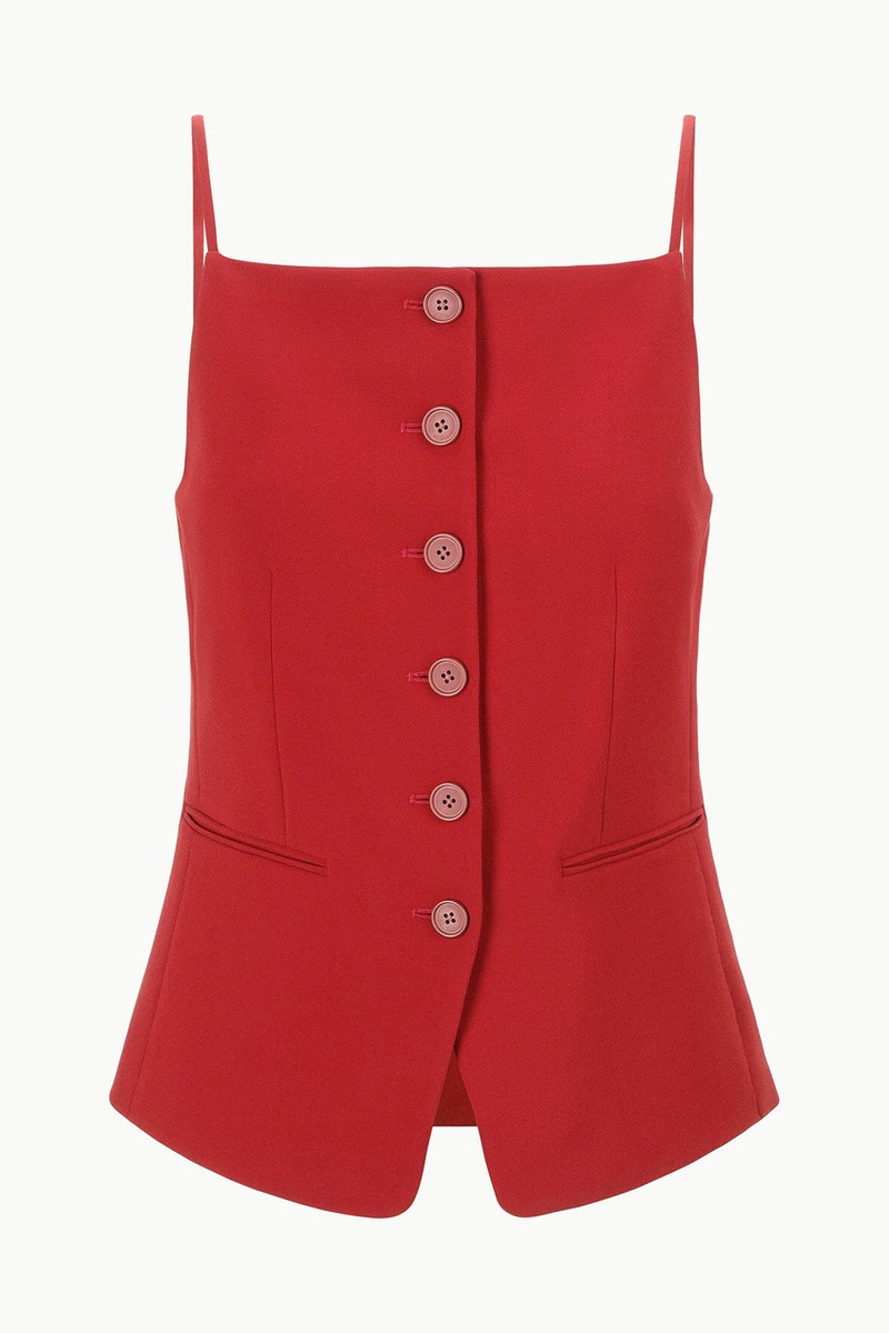 STAUD UNA TOP ROUGE 1