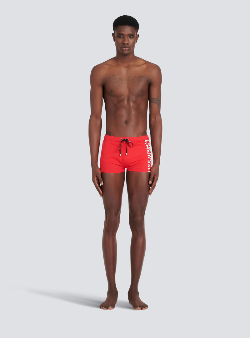 Balmain logo swimming trunks 3