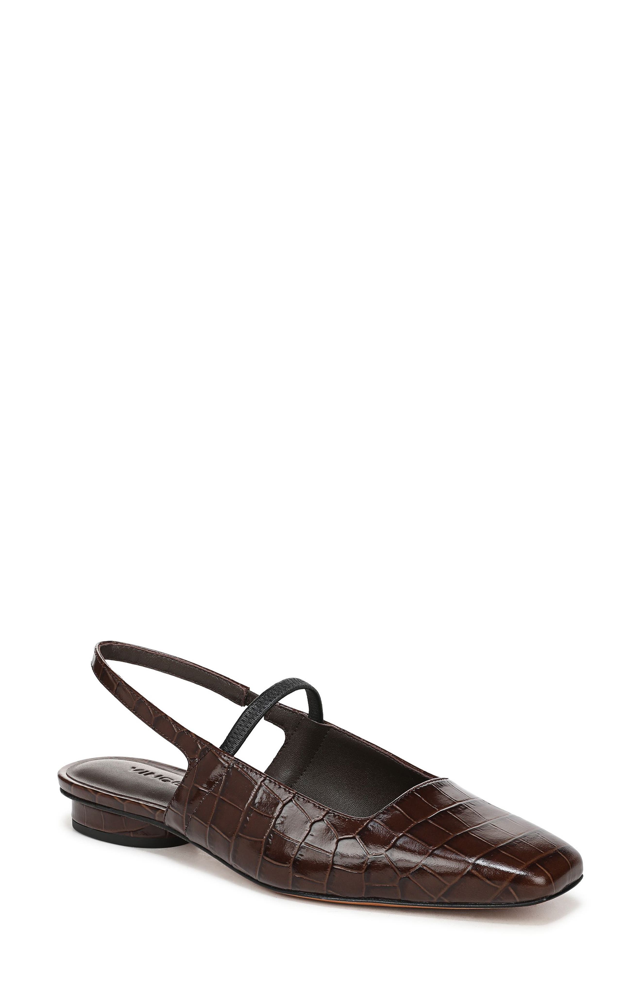 Vince Venice Slingback Flat in Cacaobrown at Nordstrom - 1