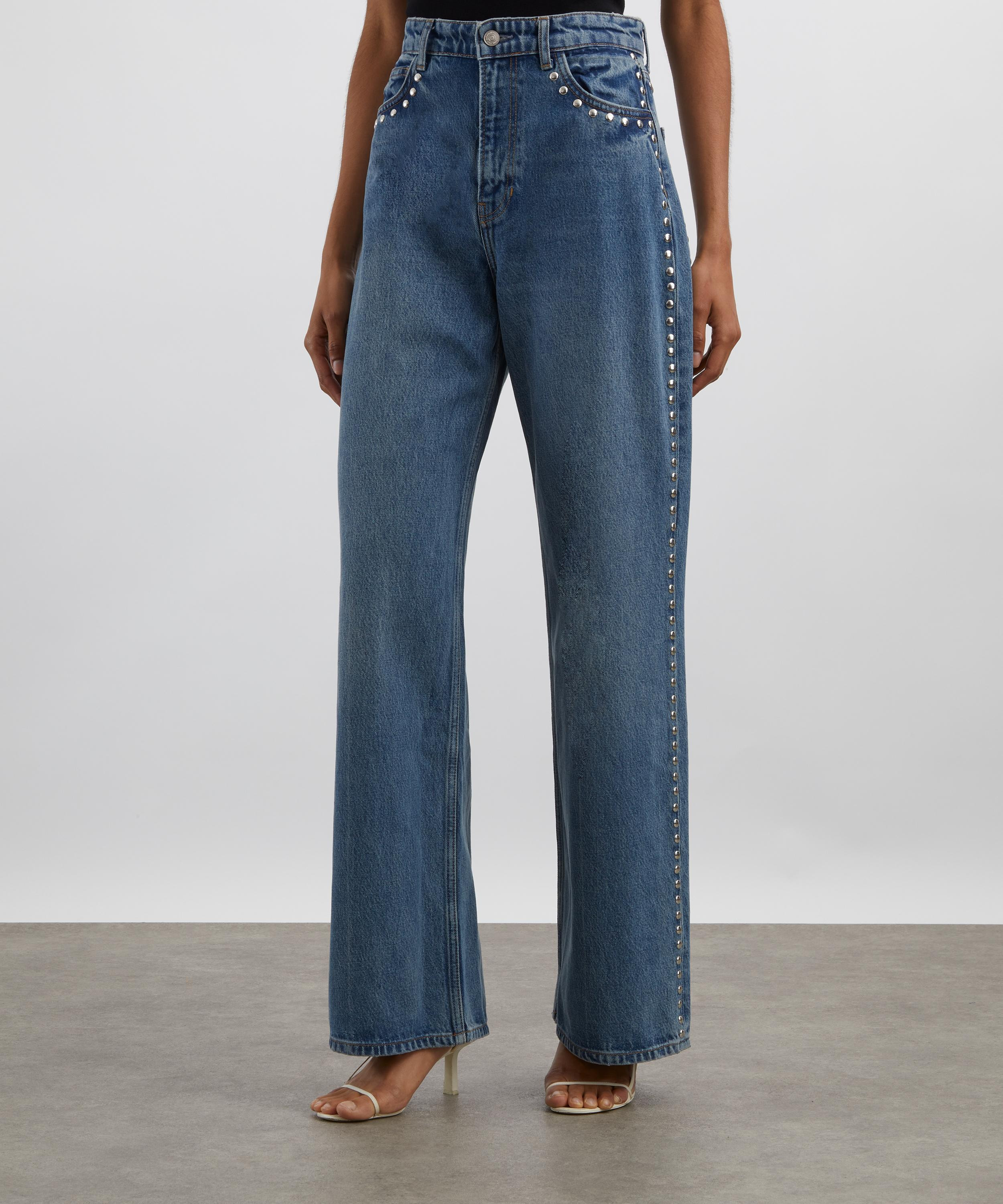 Cary High Rise Chesapeake Studded Jeans - 3