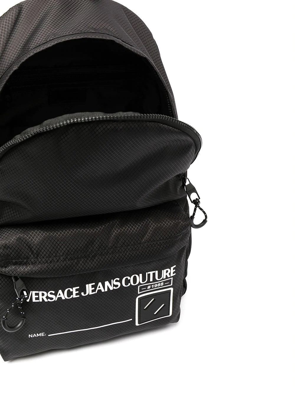 logo print backpack - 5