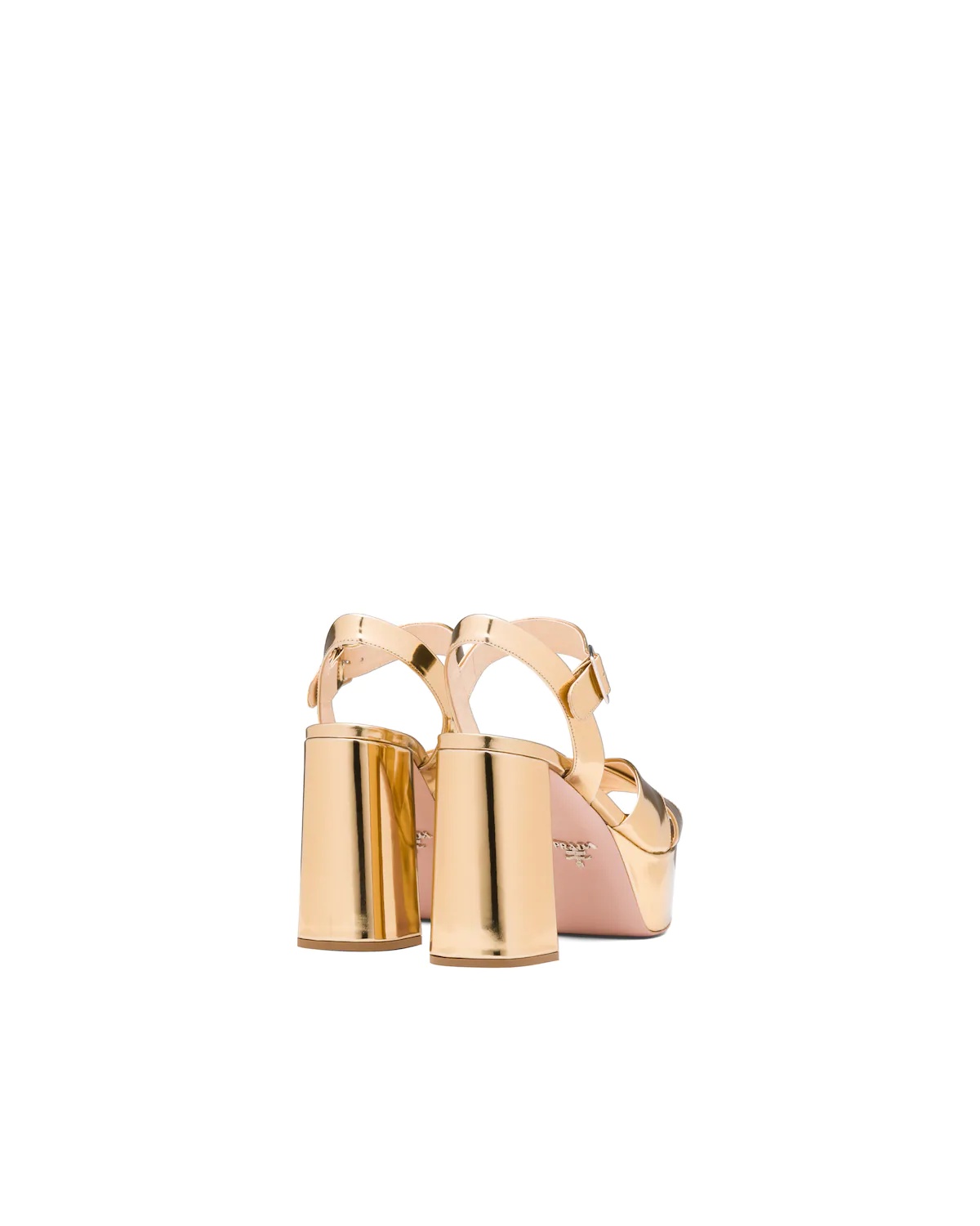 Metallic leather sandals - 3