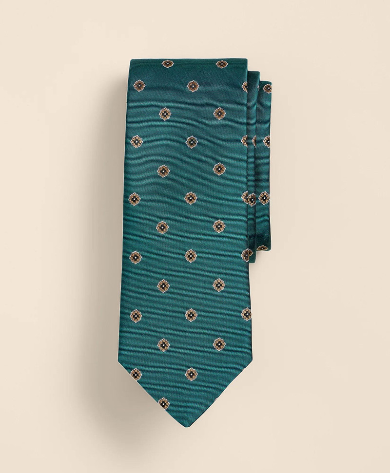 Silk Flower Tie 1