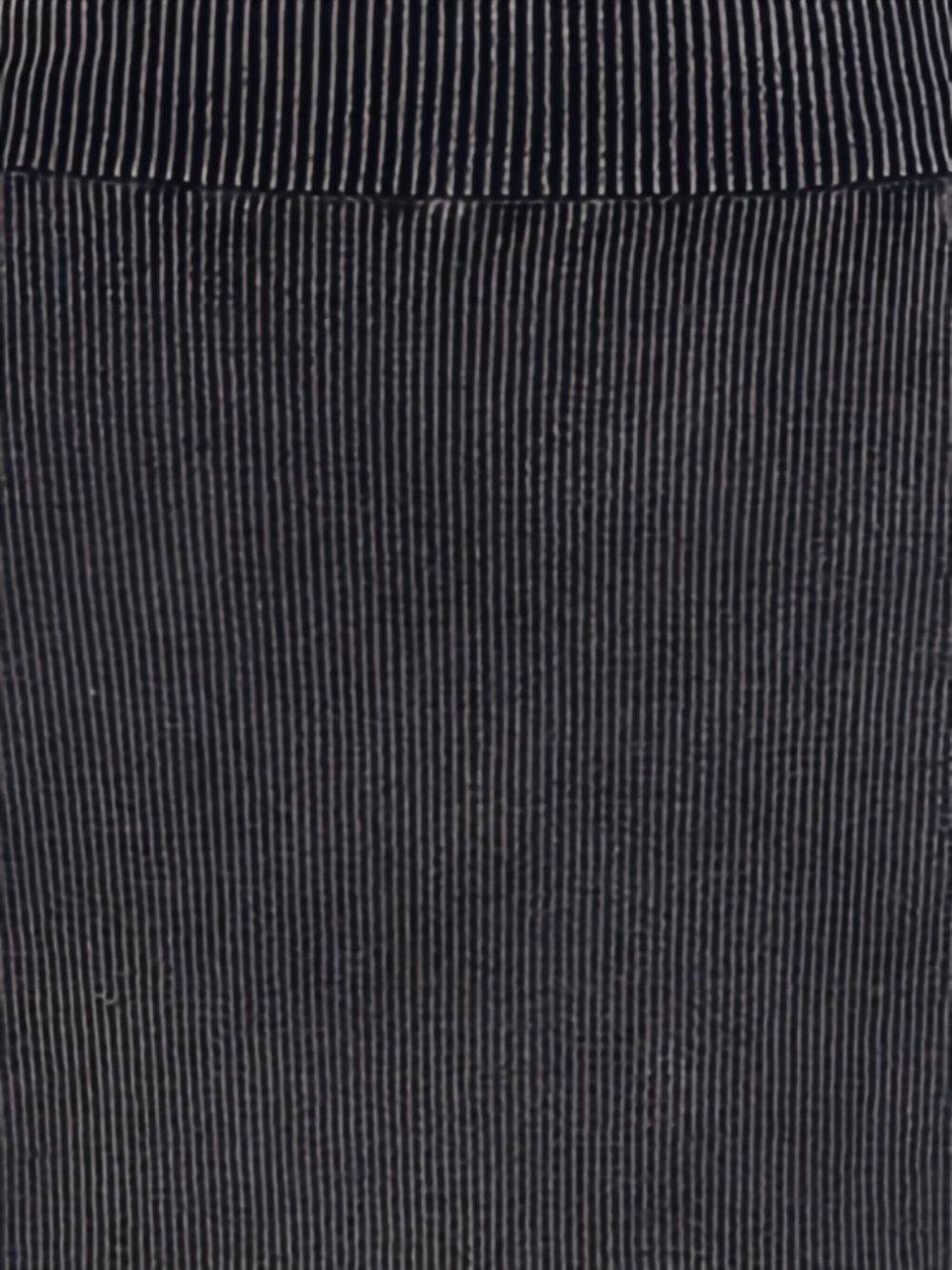 ribbed logo-embossed skirt - 4