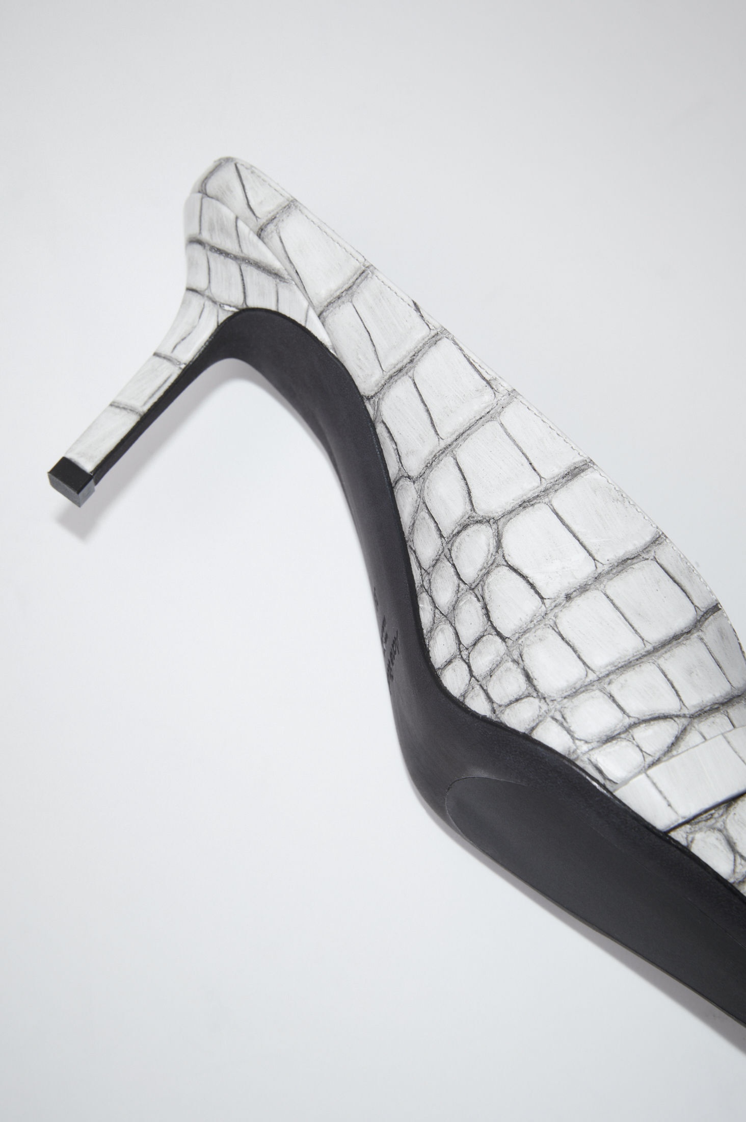 Leather heel mules - Off white - 6