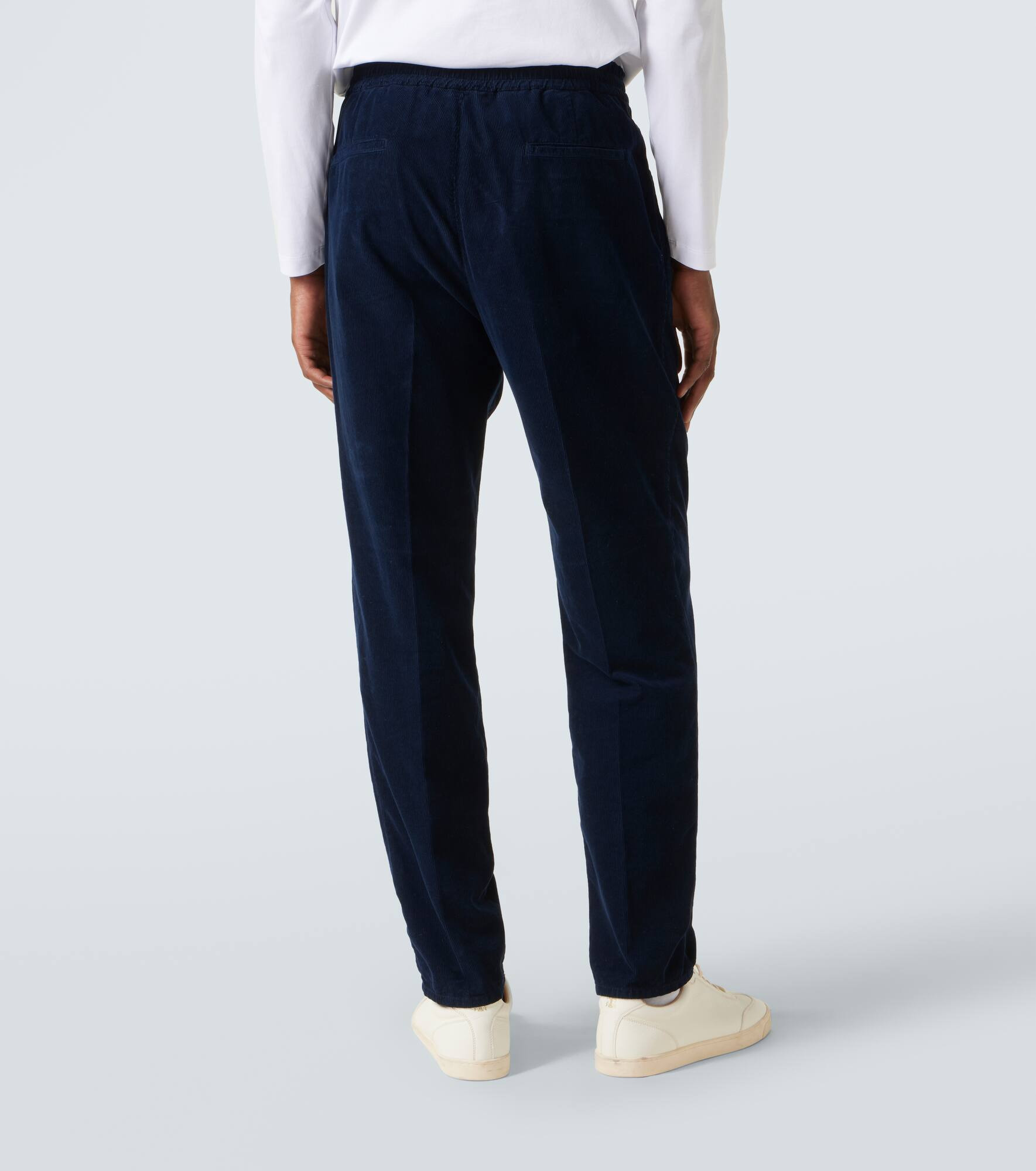Cotton velvet sweatpants - 4