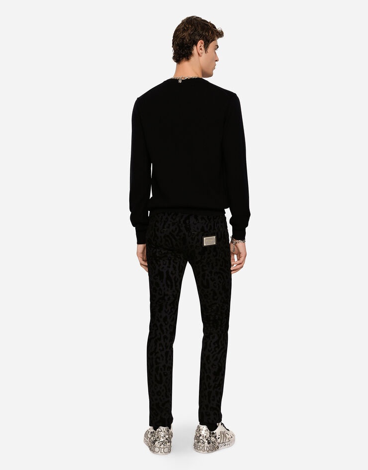 Cashmere round-neck sweater - 5