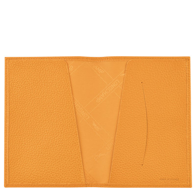 Longchamp Le Foulonné Passport cover Apricot - Leather outlook