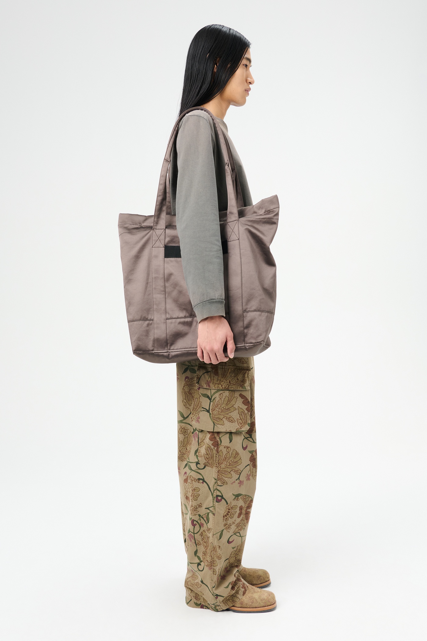 Aviation Tote Olive Dense Sateen - 4
