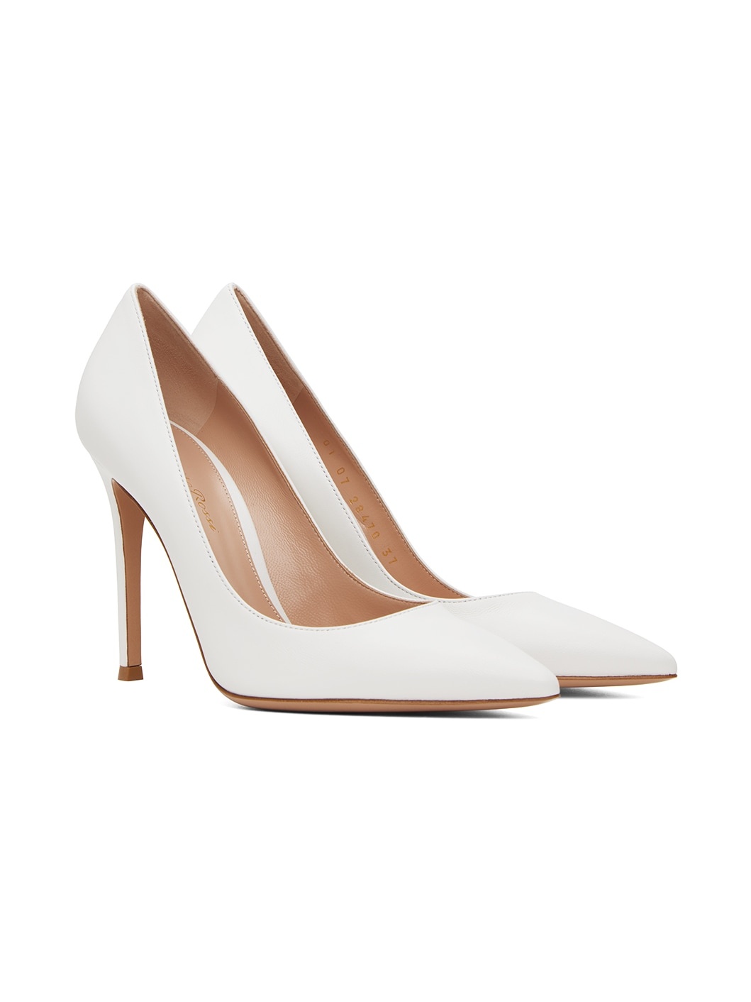 White Gianvito 105 Heels - 4