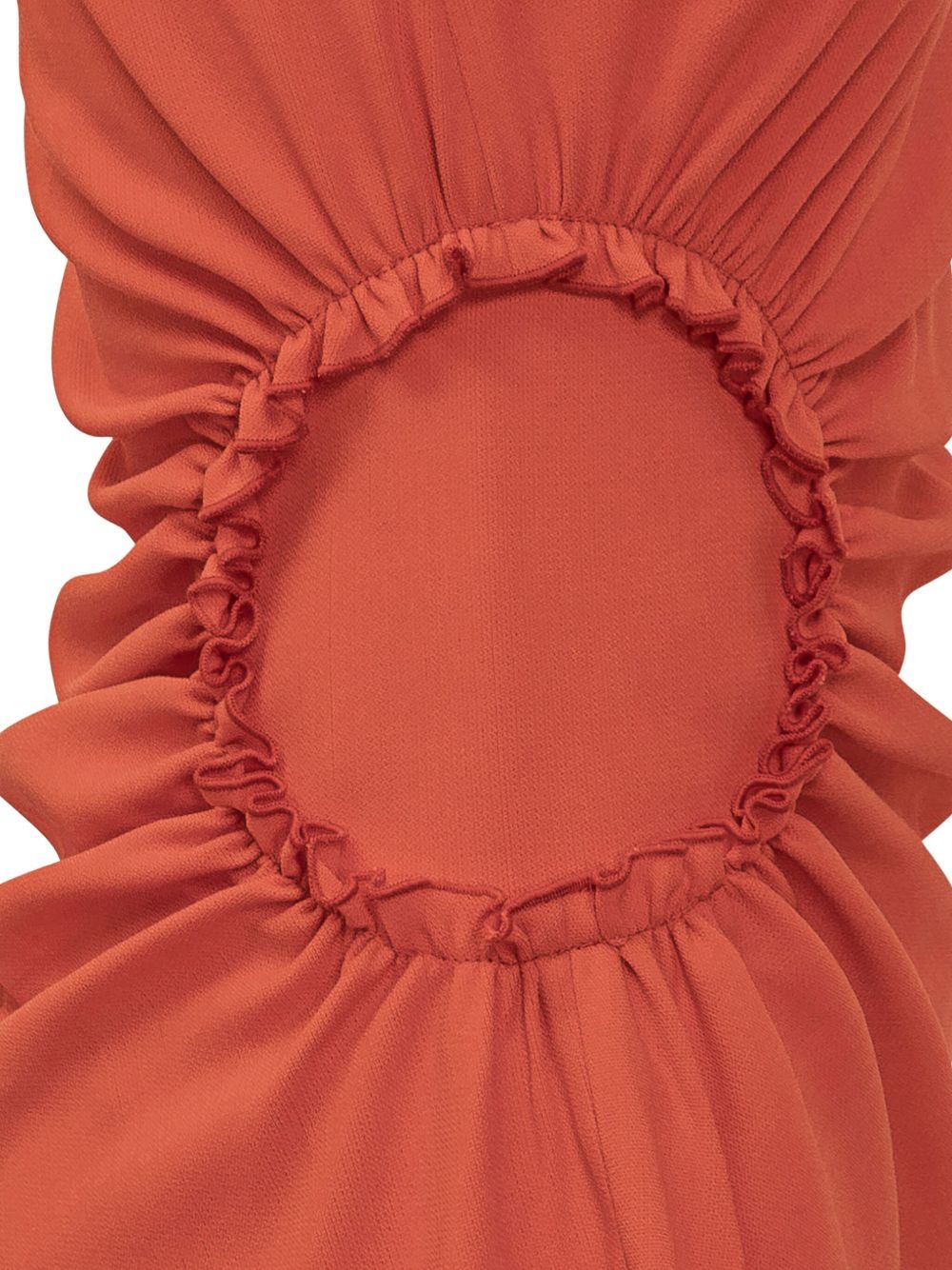gathered mini dress - 4