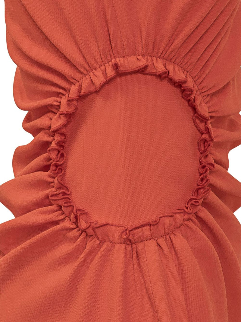gathered mini dress 4
