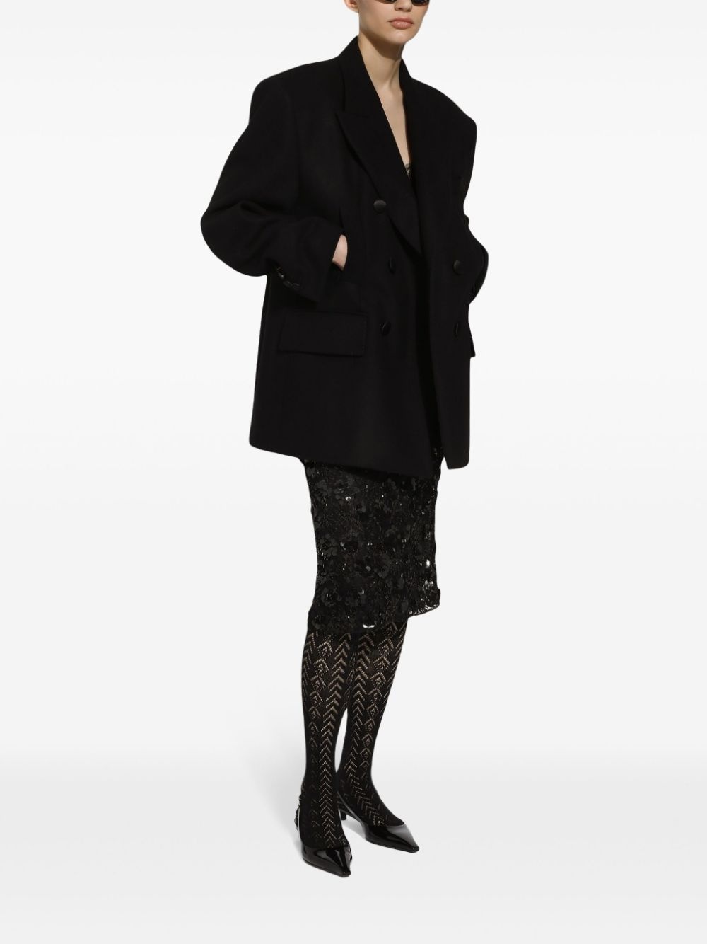 sequin-embellished skirt - 3