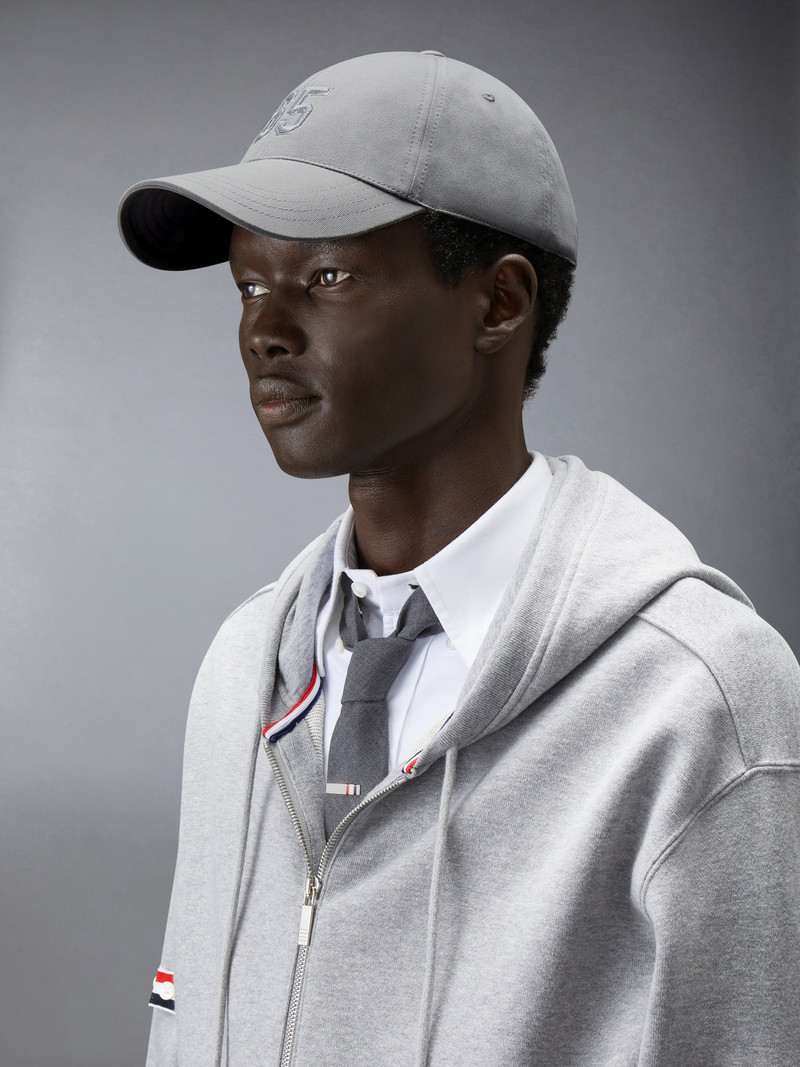 Thom Browne COTTON TWILL BROWNE 65 BASEBALL CAP outlook