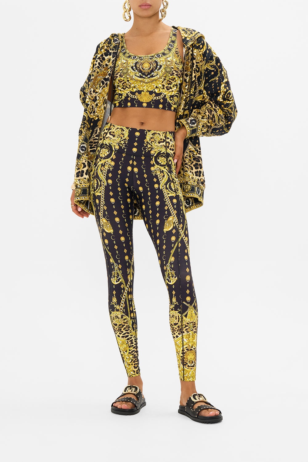 BANDED RACER BACK CROP - 6