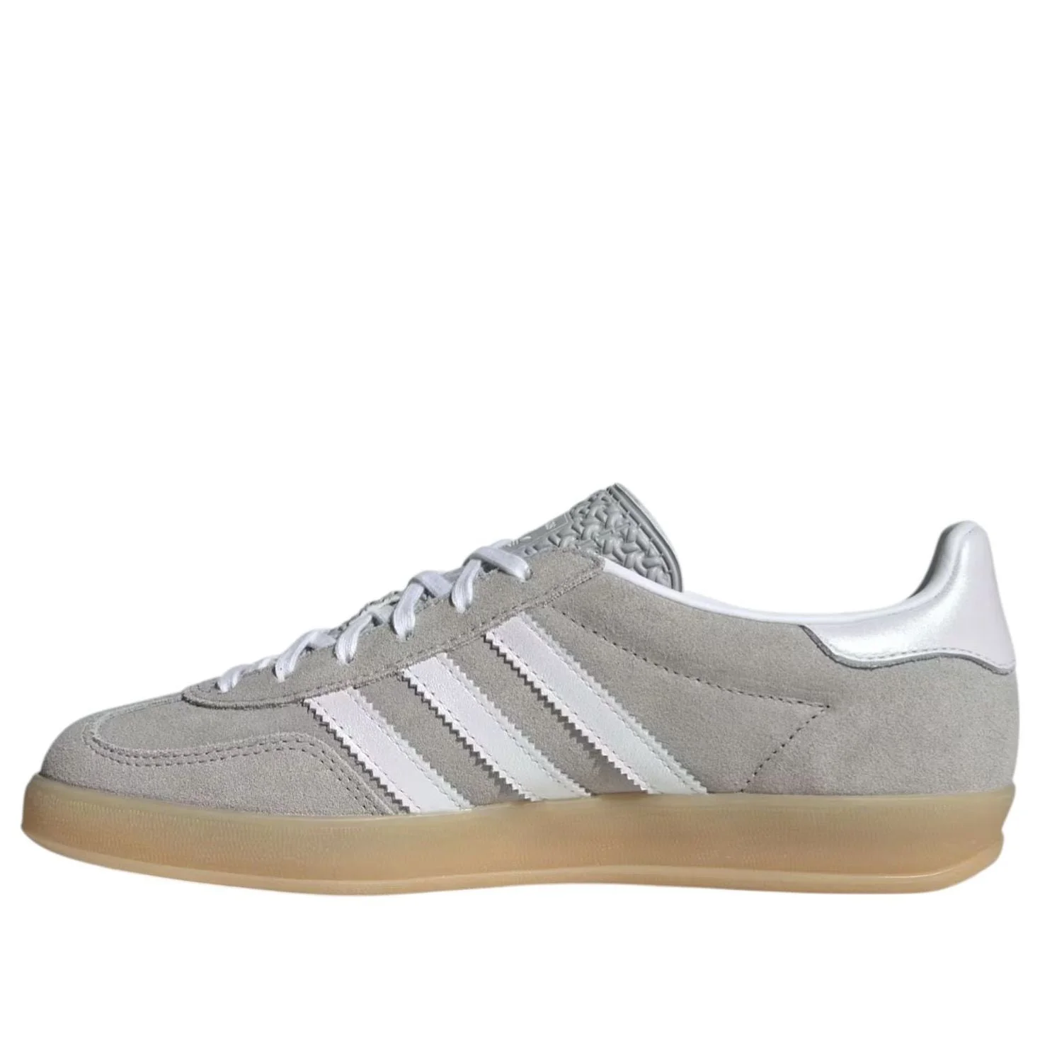 (WMNS) adidas Gazelle Indoor 'Grey White Gum' JQ7008 - 1