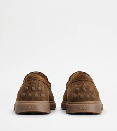 Tod's LOAFERS IN SUEDE - BROWN outlook