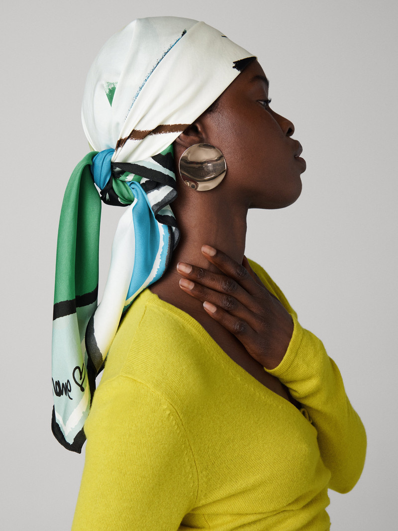 Flag Silk Scarf 5
