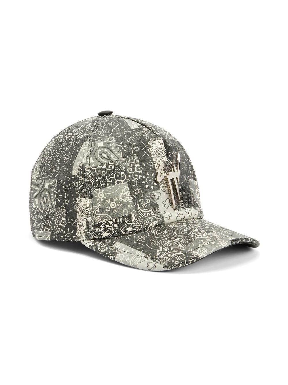 paisley-print baseball cap - 3