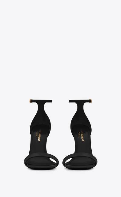 SAINT LAURENT amber sandals in leather outlook