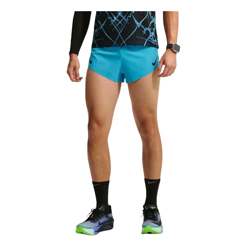 Nike AeroSwift Dri-FIT ADV 2" Brief-Lined Shorts 'Light Current Blue Black' FN3350-418 - 1